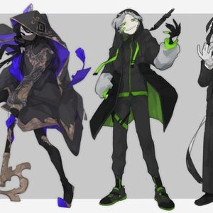 全身立ち絵　TRPG等に