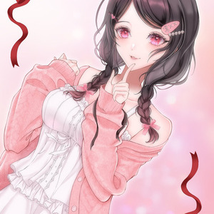 キャラクターイラスト（ウエストアップまで）