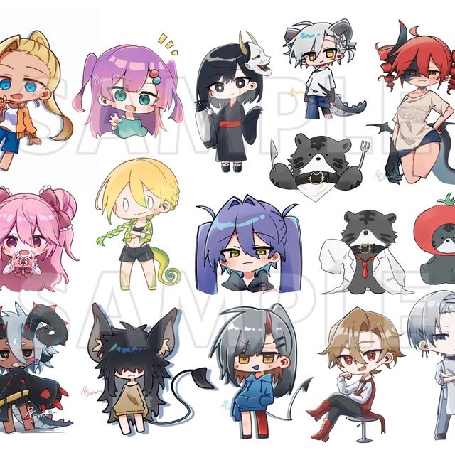 Creation of chibi chara  illustrationsの商品画像2枚目
