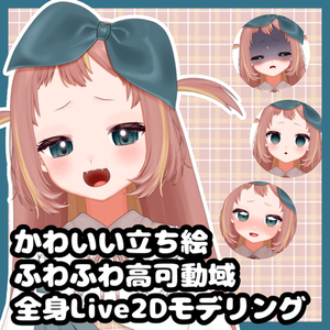 【Vtuber向けLive2Dモデリング】パーツ分けイラストからモデリングまで！