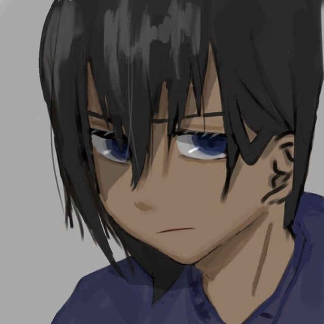 厚塗りの男の子