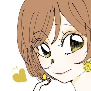 オレンジメイクの女の子