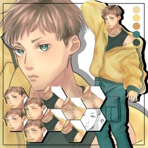 【キャラ販売】ストリート系短髪男子【差分11種】