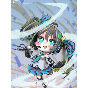 デフォルメイラスト（最大キャラ３人まで対応＋差分対応あり）