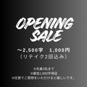 SALE：【うちよそ】SS執筆承ります【うちうち】