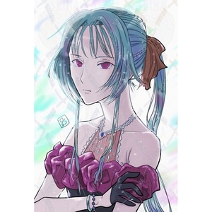 不穏・静かな感情のキャライラスト