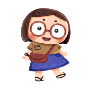 温かみのあるデフォルメイラスト