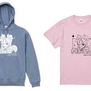 ＜Tシャツ・パーカー・トートに！＞ウエア用イラスト作成