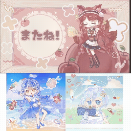 【数名限定割引き】配信待機画面等アニメーション制作（上半身）