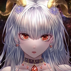 【SNSアイコン制作】キラキラ宝石付き！