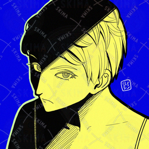 不穏・静かな感情のキャライラスト