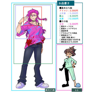 キャラデザ・立ち絵