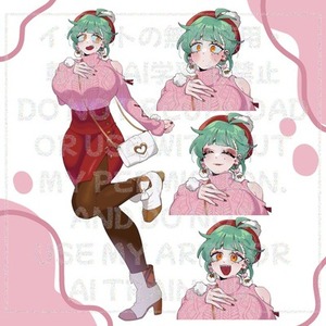 TRPG立ち絵【表情差分基本20種！】｜設定語り大歓迎♡探索者を全力で描きます