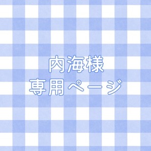 内海様専用ページ