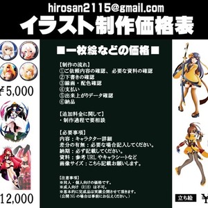 女の子の一枚絵を描きます！