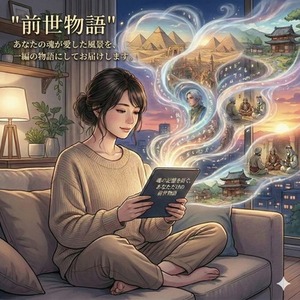 『前世物語』あなたの魂が愛した風景を執筆します