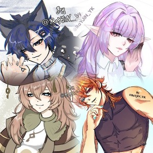 アイコンから腰上までのイラスト描きます！【商用利用◎】