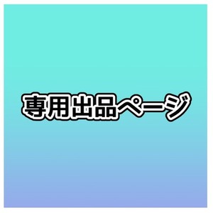 専用出品ページ