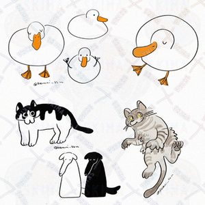 ゆる〜い動物アイコン制作【おまかせデザインプラン】