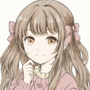 やわらかい雰囲気のSNSアイコン描きます