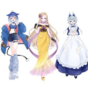 立ち絵やSDイラスト等作成します