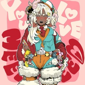 漫画風ペン画1枚絵