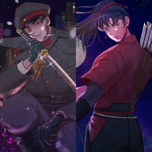 ご希望のイメージを丁寧に描きます◆特別価格で◆軍装◆和装◆雰囲気ある絵作りが得意