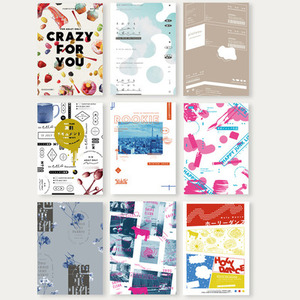 同人誌表紙制作｜インディーズZINE風｜デザイン表紙・イラストなし