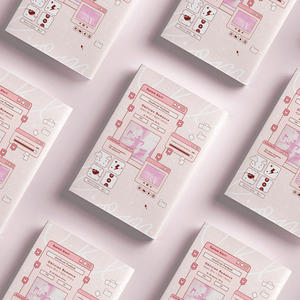 同人誌表紙制作｜インディーズZINE風｜デザイン表紙・イラストなし