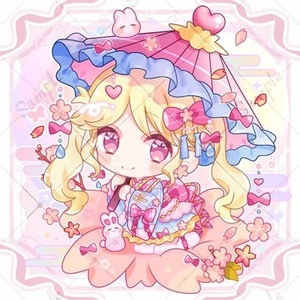 お花見量産イラスト