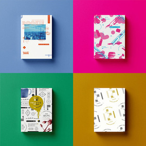 同人誌表紙制作｜インディーズZINE風｜デザイン表紙・イラストなし