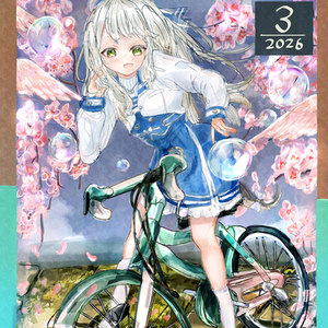 一枚絵　イラスト　制作
