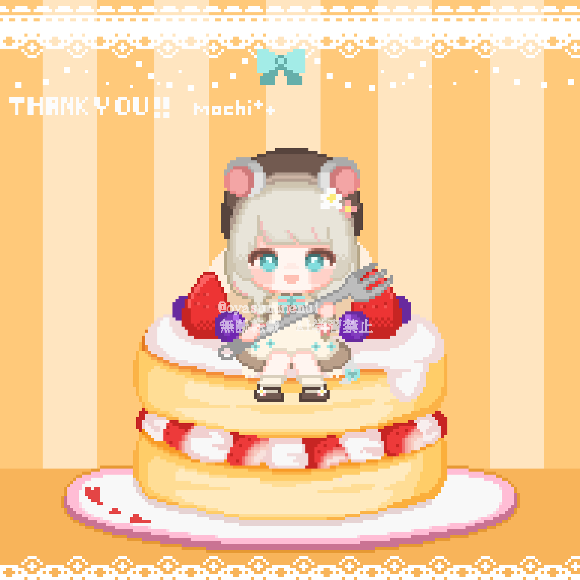 VTuberさんにオススメ！ドット絵ミニキャラ&times;パンケーキ🥞