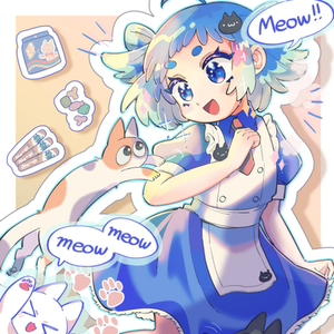 きらきらと輝く元気で賑やかなイラスト描きます！