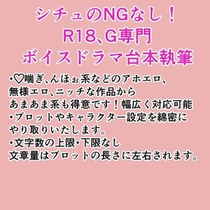 ボイスドラマシナリオ執筆