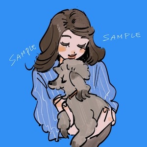 あなたとペットの似顔絵