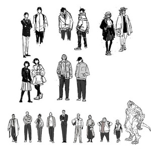 ラフのキャラクター制作（清書はオプションです）