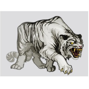 力強くかっこいいモンスター・動物の立ち絵、制作します。