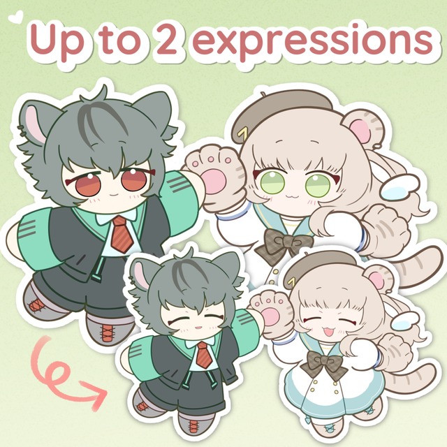 🍡 Mochi-Style Chibi Illustrationの商品画像4枚目