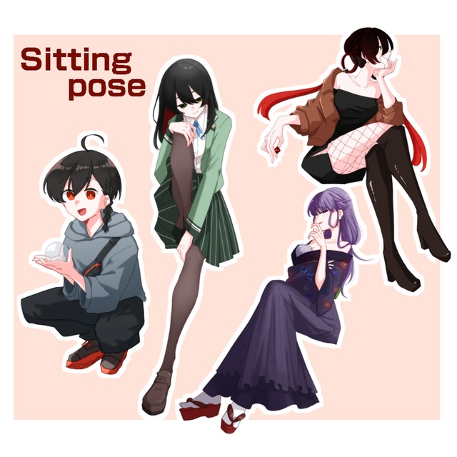 Image 4 of Full-Body Character Illustrations for TRPGs