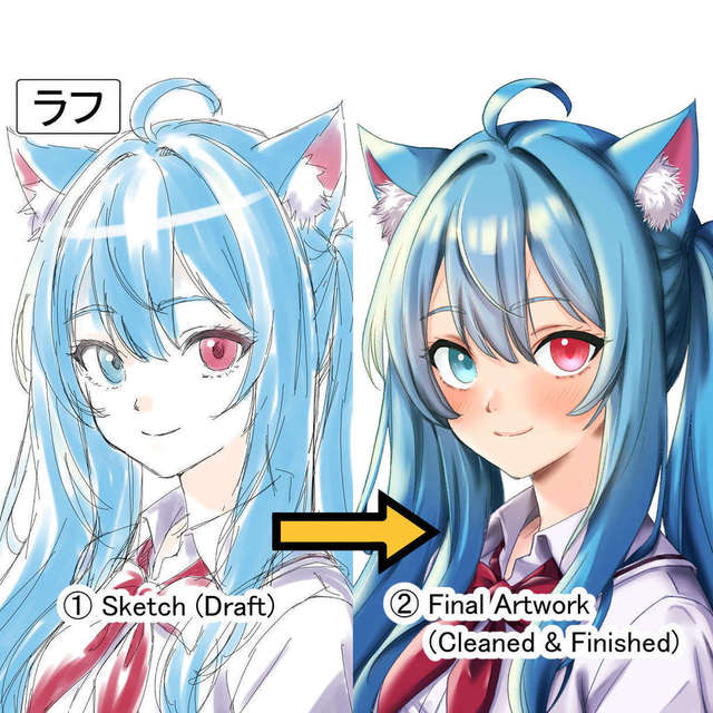Cute Nekomimi Anime Girl Iconの商品画像
