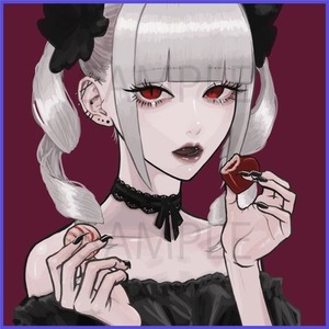 バストアップイラスト