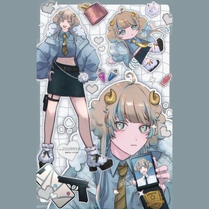 キャラの魅力をぎゅっと詰め込む！詰め込みイラスト・三面図・設定画を制作します！