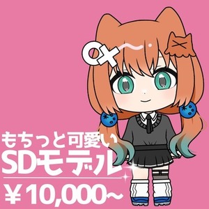 もちっとかわいいSDモデル制作します！