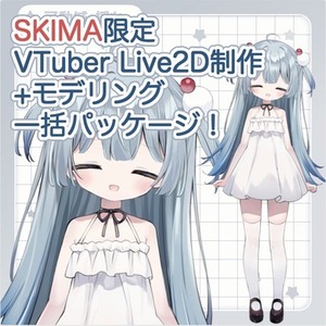 Vtuberモデル制作一括｜イラスト〜Live2Dモデリングまで配信ですぐ使用可