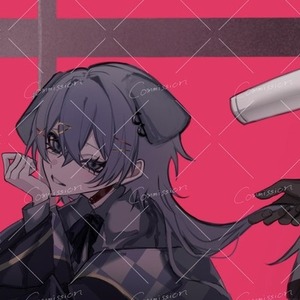 歌ってみたや立ち絵、パーツ分けのイラスト制作