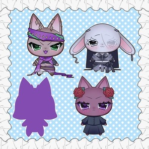 立ち絵から可愛らしいマスコットにします！