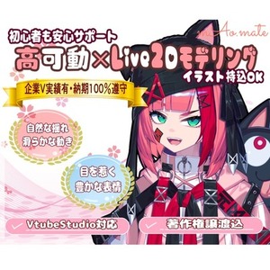 ✦企業V並も制作可能✦VTuber用Live2Dモデリングいたします✨
