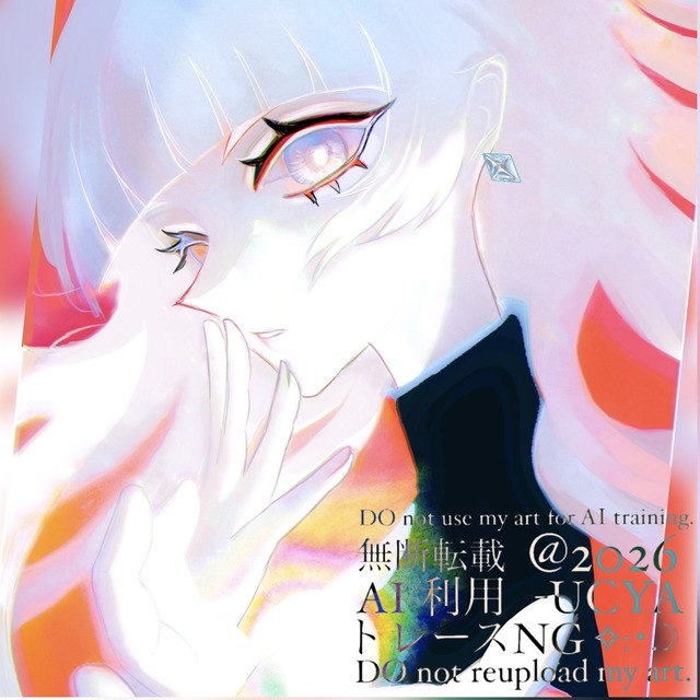 迫力あるイラスト🌟OCアート 歌ってみたなどに活用◎