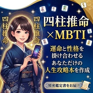 四柱推命&times;MBTI◆あなただけの取扱説明書作ります
